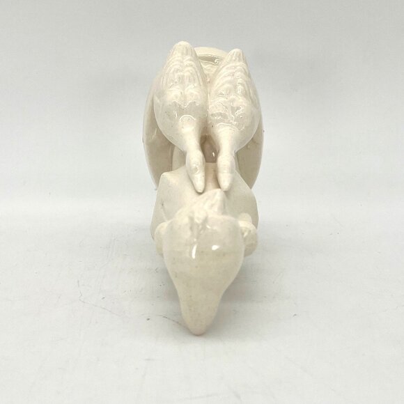 Vintage Ceramic Figurine Of Child With Geese Made In Japan 5 inch tall - Picture 7 of 9